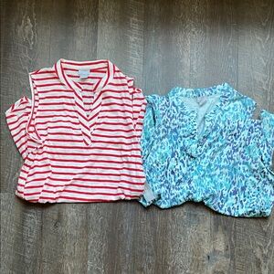 Chicos sleeveless V-Neck Tops 2 pack